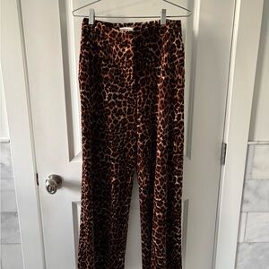 Leopard Print Women's Pants